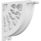Ekena Millwork Classic Wagon Wheel Architectural Grade PVC Corbel, 1 7/8"W X 6"D X 6"H CORP01X06X06CW - alternate 1